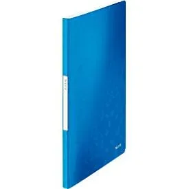 Leitz, LEITZ Sichtbuch WOW PP A4 46310036 blau 20 H&uuml;llen