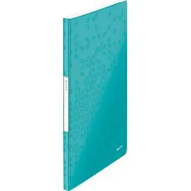 Leitz, LEITZ Sichtbuch WOW PP A4 46310051 blau 20 H&uuml;llen