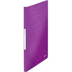 Leitz, LEITZ Sichtbuch WOW PP A4 46310062 violett 20 H&uuml;llen