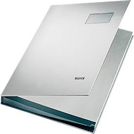 Leitz, LEITZ Unterschriftsmappen 57000085 lichtgrau 20 F&auml;cher