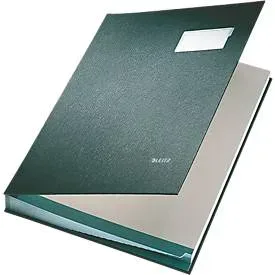 Leitz, LEITZ Unterschriftsmappen 57000095 schwarz 20 F&auml;cher