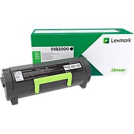 Lexmark, Lexmark Rückgabe Toner MS317 MS417 MS517 MS617 MX317 MX417 MX517 MX617 51B2000 Original Schwarz 2500 Seiten