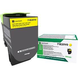 Lexmark, Lexmark Rückgabe Toner CS317 CS417 CS517 CX317 CX417 CX517 71B20Y0 Original Gelb 2300 Seiten
