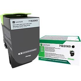 Lexmark, Lexmark Rückgabe Toner CS317 CS417 CS517 CX317 CX417 CX517 71B20K0 Original Schwarz 3000 Seiten