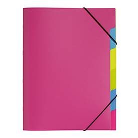 PAGNA, PAGNA Ordnungsmappe A4 41803-34 dunkel rosa 5-teilig