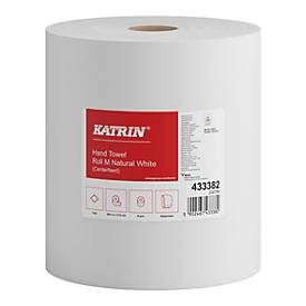 KATRIN, Katrin Handtuchrolle Basic Weiss 1-lagig 433382 6 Stück