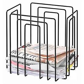 TMP, TMP Papiersammler/Zeitungsbinder 1111.02 schwarz 37x27x37cm