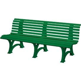 Blome, BLOME Sitzbank Genf, Länge 2.000 mm, 3-füssig, grün