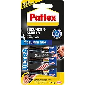 Pattex, Pattex Sekunden-Kleber Ultra Gel Mini 3 Stück