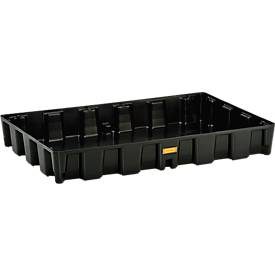CEMO Kleingebinde-/Laborwanne aus PE, Auffangvolumen 120 l