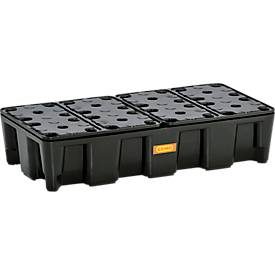 Jungheinrich PROFISHOP, CEMO Kleingebinde-/Laborwanne aus PE, Auffangvolumen 35 l, mit PE-Rost