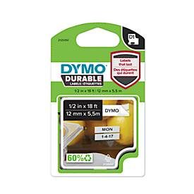 DYMO, DYMO D1 Vinyl Band 12mmx5,5m 1978364 schwarz/weiss