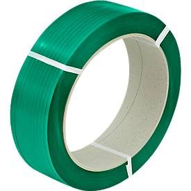 bawepa, Umreifungsband aus PET, gewaffelt, 13 mm x 2.500 lfm., Kern-Ø 406 mm, Stärke 0,60 mm, 100% recyceltes Material