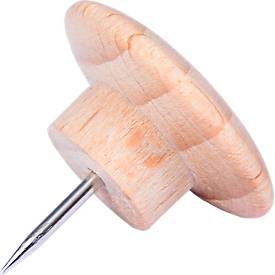 Legamaster, LEGAMASTER Pinwand-Nadeln WOODEN 7-145125 Holz 25 St&uuml;ck
