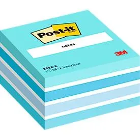 Post-it, POST-IT W&uuml;rfel 76x76mm 2028-B blau/450 Blatt