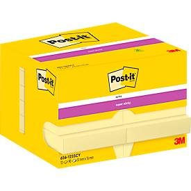 Post-it, POST-IT Super Sticky Notes 47.6x73mm 656-12SSCY Gelb 12x90 Blatt