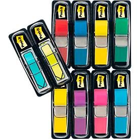 Post-it, Post-it Haftmarker Pfeil 1,19 x 4,32 cm Farbig sortiert 10 Stück à 35 Streifen