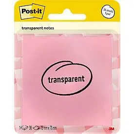 Post-it, Post-it Notes transp. pink