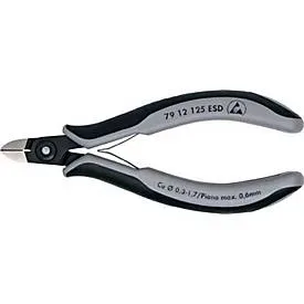 Knipex, Knipex 79 12 125 ESD ESD Seitenschneider mit Facette 125 mm