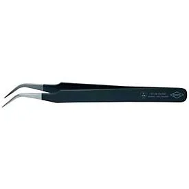 Knipex, Knipex 92 38 75 ESD Präzisionspinzette Sichelspitze, gebogen 45° 120 mm