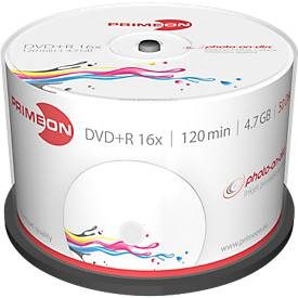 Primeon, Primeon 2761226 DVD+R Rohling 4.7 GB 50 St. Spindel Bedruckbar