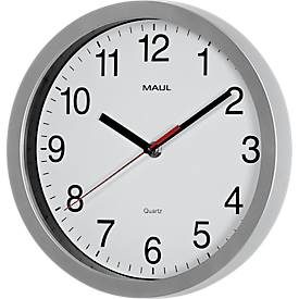 Maul Wanduhr MAULrun Silber Weiss, Uhrtyp