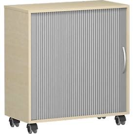 Querrollladenschrank PALENQUE, B 800 x T 400 x H 791 mm, Ahorn