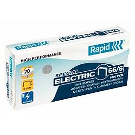 RAPID, Rapid -  Heftklammern 66/6 verzinkt, 5000 Stück, 5000STK, Silber