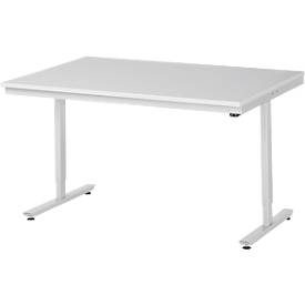 RAU, RAU elektrisch höhenverstellbarer Werktisch Serie adlatus 150, HxBxT 720-1.120 x 1.500 x 1.000 mm, Arbeitsplatte EGB-Melamin-Belag