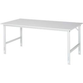 RAU, RAU höhenverstellbarer Werktisch Serie TOM, HxBxT 760-1.080 x 2.000 x 1.000 mm, Arbeitsplatte EGB-Melaminbelag