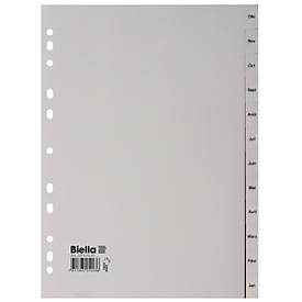 Biella, BIELLA Register PP grau A4 471414.91 Dez.-Jan., franz&ouml;sisch