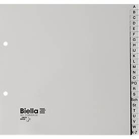 Biella, BIELLA Register PP grau A4 19642400 24-teilig a-z teildeckend