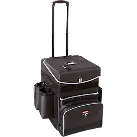 RUBBERMAID, Reinigungswagen Rubbermaid® Quick Cart Medium, Aussentaschen, Reissverschlusstasche & Innenfächer, Teleskopgriff, bis 18 kg, wasser-/ölresistent, Teflon®
