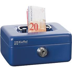 undefined, RIEFFEL SWITZERLAND Geldkassette KIKA A15470 12,5x6x9,5cm blau