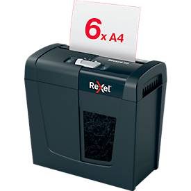 Rexel, Rexel Secure X6 Aktenvernichter Partikelschnitt Sicherheitsstufe P-4 6 Blatt
