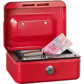 RIEFFEL, RIEFFEL Geldkassette Valorit VTGK1ROT 7x15,3x12cm rot
