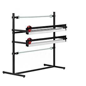 Rocholz, Rocholz Doppel-Schneidständer, mit zwei Schneideinheiten, Rollengewicht max. 130 kg, Schnittbreite 1250 mm