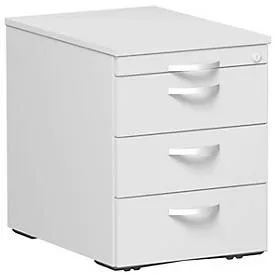 undefined, Rollcontainer PALENQUE, 3 Schübe, B 430 x T 600 x H 566 mm, lichtgrau