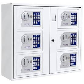 Rottner, Rottner T05380 Keysystem 6 Schlüsselausgabe Elektronikschloss Weiss