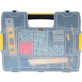 Stanley®, Universal STANLEY SortMaster Junior Sortimentskasten (B x H x T) 292 x 67 x 375 mm Anzahl Fächer: 14 Inhalt 1 St.