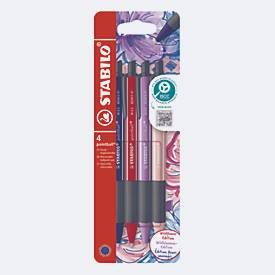 undefined, STABILO Kugelschreiber pointball 0.5mm 1508 assortiert, Wildflower 4 Stück
