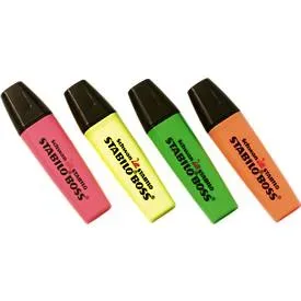 STABILO, STABILO Boss Leuchtmarker Original 70/4 4 Farben ass.