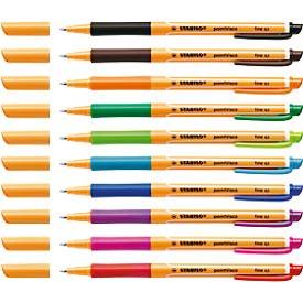 STABILO, STABILO pointVisco Gelschreiber 0.5mm 1099/10 10 Farben ass.