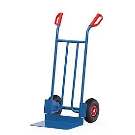 FETRA, fetra® Stapelkarre, Höhe 1.150 mm, Tragkraft 250 kg, Schaufel BxT 480 x 300 mm, einfach, Luft-Bereifung