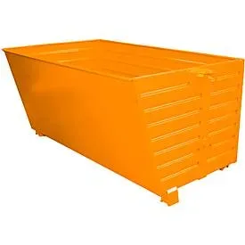 Bauer, Bauer® Stapelbarer Kippbehälter, lackiert, Volumen 2 m³, RAL 2000 gelborange