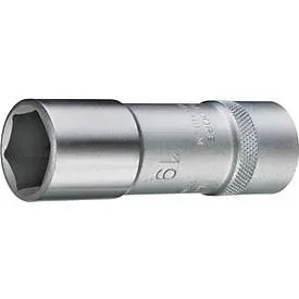 Gedore, Steckschlüsseleinsatz 19 L 1/2 Zoll 6-kant SW 13mm L.77mm GEDORE