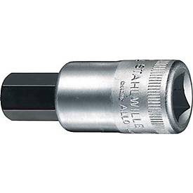 Steckschlüsseleinsatz 54 1/2 Zoll Innen-6-kant SW 17mm L.60mm STAHLWILLE