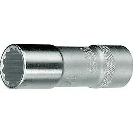 Gedore, GEDORE Steckschlüsseleinsatz D 19 L 1/2 Zoll 12-kant SW 13mm L.77mm