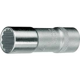 GEDORE Steckschlüsseleinsatz D 19 L 1/2 Zoll 12-kant SW 34mm L.82mm