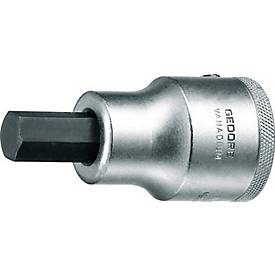 Steckschlüsseleinsatz IN 32 3/4 Zoll Innen-6-kant SW 19mm L.80mm GEDORE
